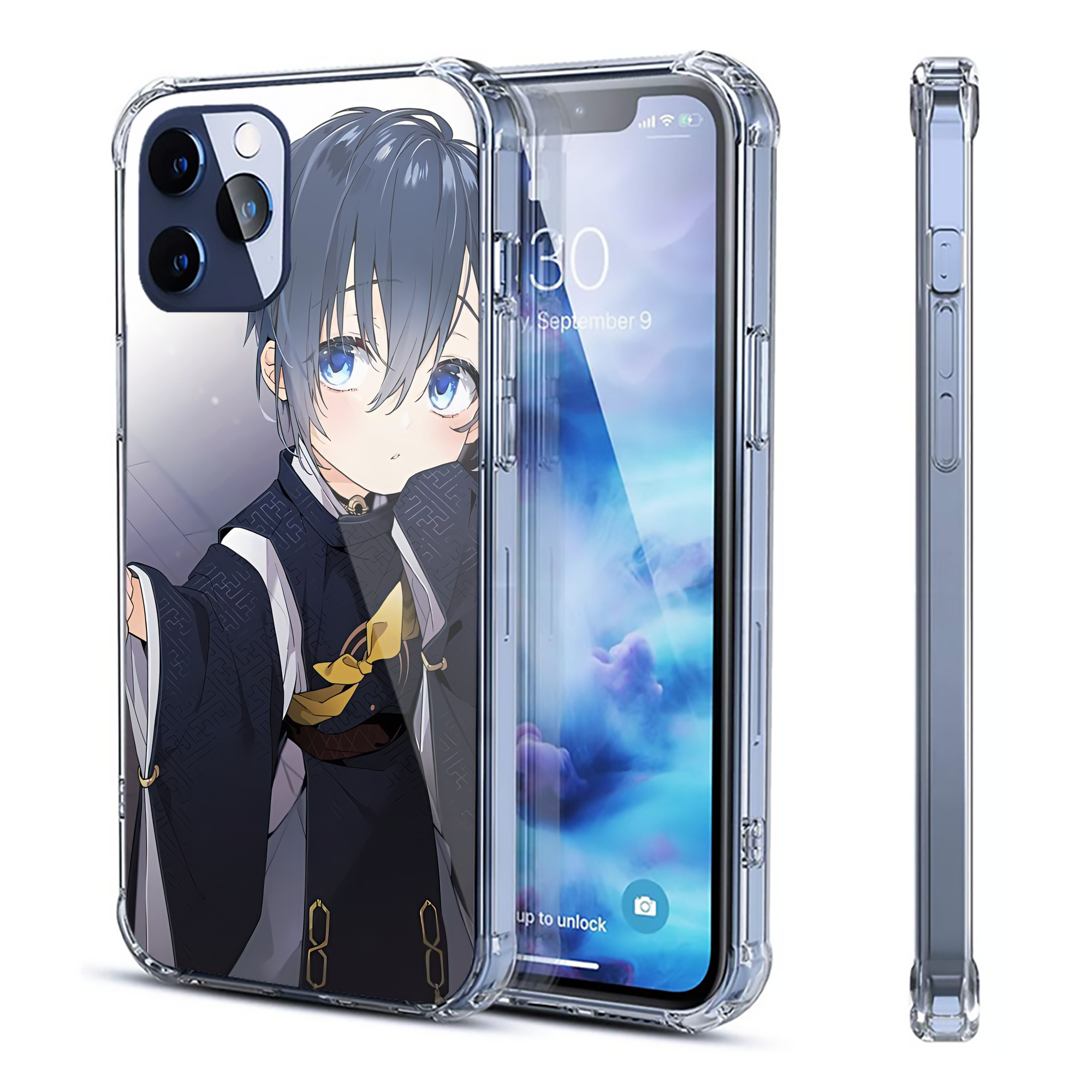 （画像用） 刀剣乱舞 Touken Ranbu 【iPhone 12シリーズ対応】透明スマホケース（クリアソフトケース）